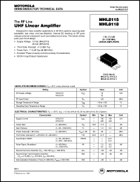 Click here to download MHL8118 Datasheet