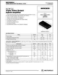 Click here to download MHW3928 Datasheet