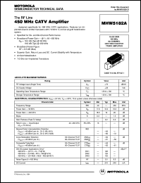 Click here to download MHW5182 Datasheet