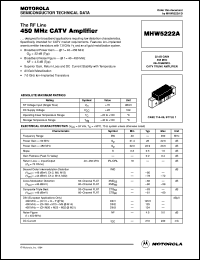 Click here to download MHW5222A Datasheet