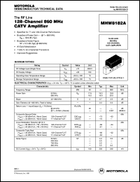 Click here to download MHW8182A Datasheet