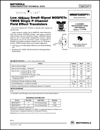 Click here to download MMBF2201PT3 Datasheet