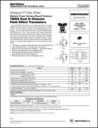 Click here to download MMDF6N03HDR2 Datasheet