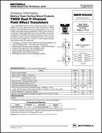Click here to download MMDF4P03HDR2 Datasheet
