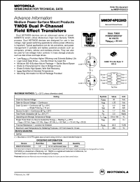 Click here to download MMDF4P03 Datasheet