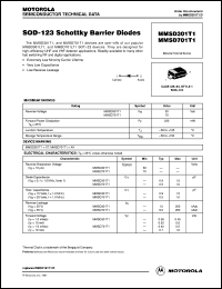 Click here to download MMSD701T1 Datasheet