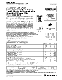 Click here to download MMSF7N03ZR2 Datasheet