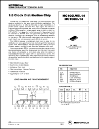 Click here to download MC100LVEL14 Datasheet