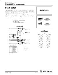 Click here to download MC10133L Datasheet