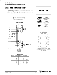 Click here to download MC10174FN Datasheet