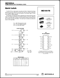 Click here to download MC10175L Datasheet