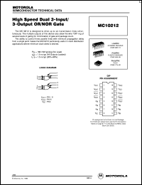 Click here to download MC10212FN Datasheet