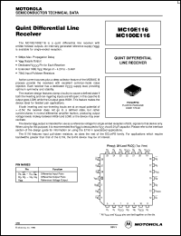 Click here to download MC100E116 Datasheet