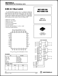 Click here to download MC100E156FN Datasheet