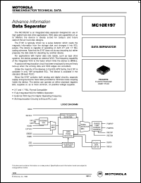 Click here to download MC10E197 Datasheet