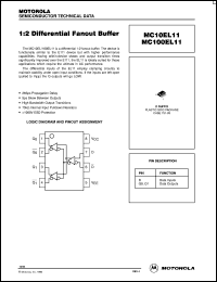 Click here to download MC100EL11 Datasheet