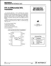 Click here to download MC100ELT24D Datasheet