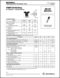 Click here to download BS107A Datasheet