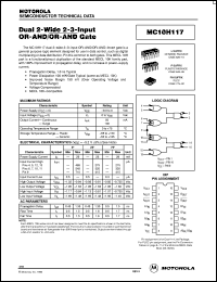 Click here to download MC10H117FN Datasheet