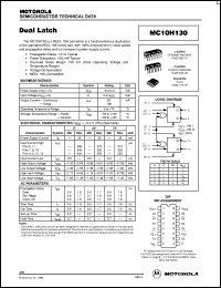 Click here to download MC10H130L Datasheet