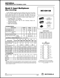 Click here to download MC10H158L Datasheet