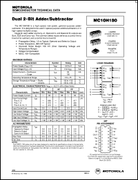 Click here to download MC10H180L Datasheet