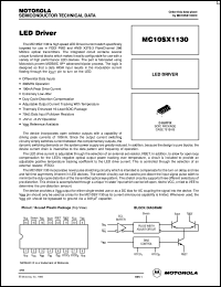 Click here to download MC10SX1130D Datasheet