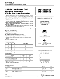 Click here to download MC12022TSAP Datasheet