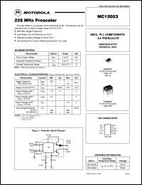 Click here to download MC12023D Datasheet