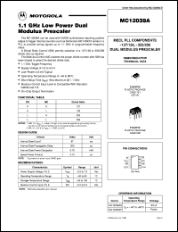 Click here to download MC12038BD Datasheet