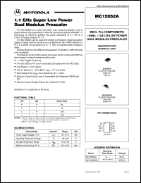 Click here to download MC12052AD Datasheet