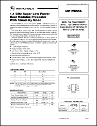 Click here to download MC12053AD Datasheet