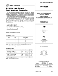 Click here to download MC12058D Datasheet