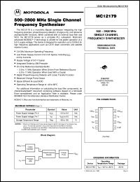 Click here to download MC12179D Datasheet