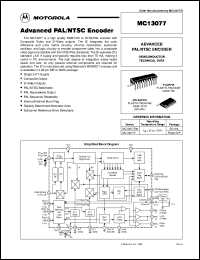 Click here to download MC13077DW Datasheet