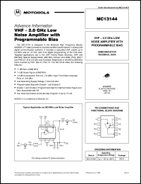 Click here to download MC13144D Datasheet