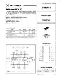 Click here to download MC13155D Datasheet