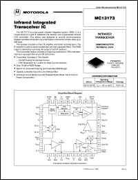 Click here to download MC13173FTB Datasheet