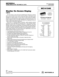 Click here to download MC141540P Datasheet