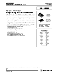 Click here to download MC145444DW Datasheet