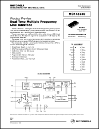 Click here to download MC145740F Datasheet