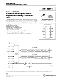 Click here to download MC145074D Datasheet