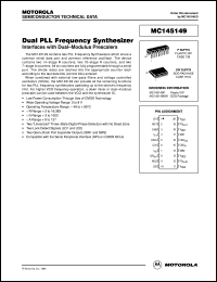 Click here to download MC145149P Datasheet