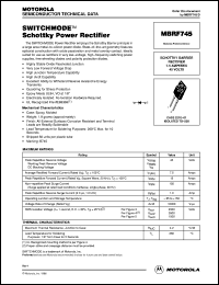 Click here to download MBRF745 Datasheet