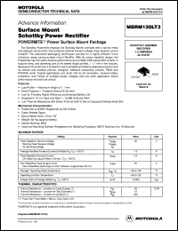 Click here to download MBRM120LT3 Datasheet