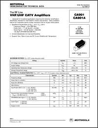 Click here to download CA901A Datasheet