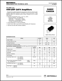 Click here to download CA922 Datasheet