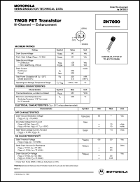 Click here to download 2N7000 Datasheet