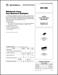 Click here to download MC1495BP Datasheet