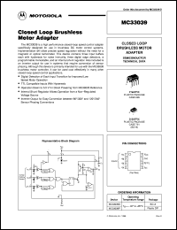 Click here to download MC33039D Datasheet